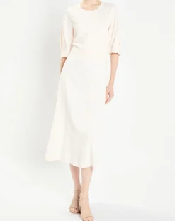 Zapa Robes|Robe Rotem imprimée nude