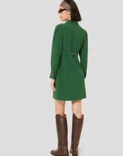 Tara Jarmon Robes|Robe Roya verte