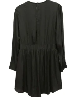 See u Soon Robes|Robe satinée Naomie noire