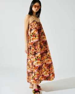 Manoush Robes|Robe Sun marron