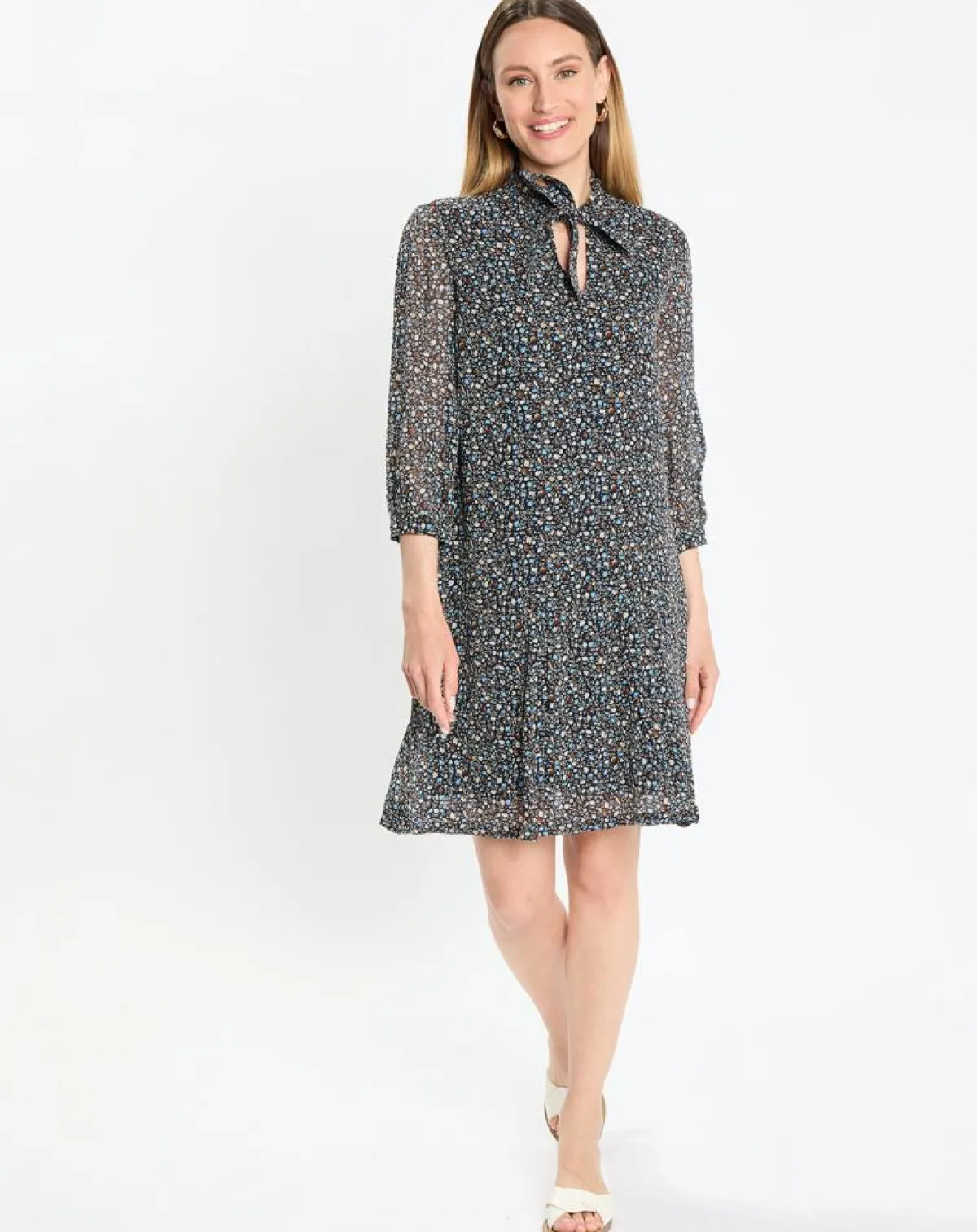 Marc O'Polo Robes|Robe Suzie imprimée à fleurs multicolore