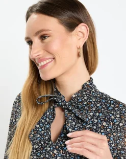 Marc O'Polo Robes|Robe Suzie imprimée à fleurs multicolore