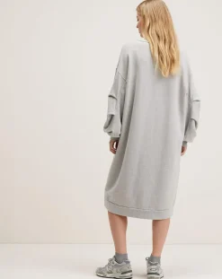 Bellerose Robes|Robe sweat Vrizzie grise