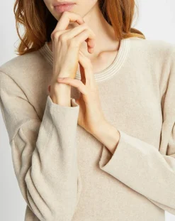 Le Chat Lingerie, Nuit|Robe Sweethome beige/blanc