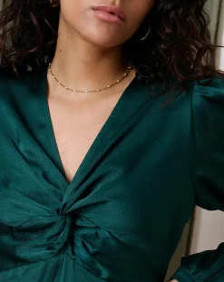 Garance Paris Robes|Robe Tango émeraude