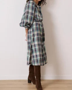 Garance Paris Robes|Robe Tao bleue