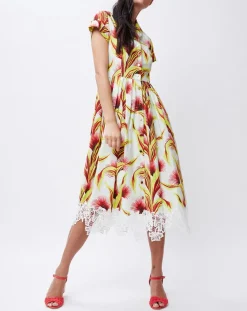 John Galliano Robes|Robe Tropical multicolore