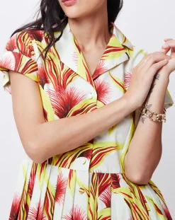 John Galliano Robes|Robe Tropical multicolore