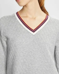 Le Chat Lingerie, Nuit|Robe Wellness gris chiné