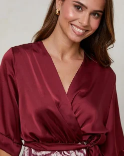 Alice & Charlotte Robes|Robe Yasmine bordeaux