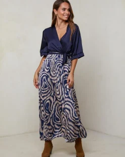 Alice & Charlotte Robes|Robe Yasmine marine