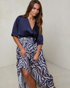 Alice & Charlotte Robes|Robe Yasmine marine