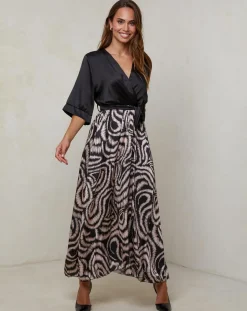 Alice & Charlotte Robes|Robe Yasmine noire