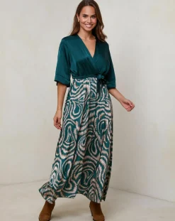 Alice & Charlotte Robes|Robe Yasmine verte