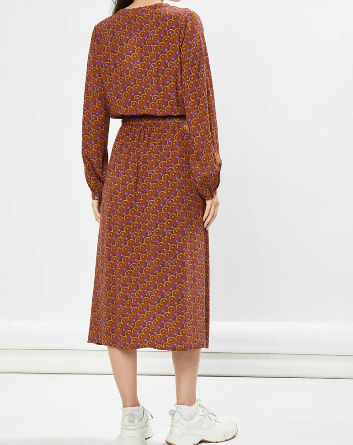 La Petite Etoile Robes|Robe Yazzi imprimée marron