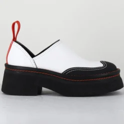 E8 By Miista Sandales À Talons|Sabots en Cuir Mercedes blancs - Talon 6 cm