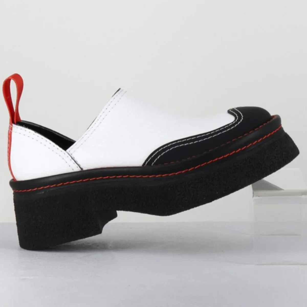 E8 By Miista Sandales À Talons|Sabots en Cuir Mercedes blancs - Talon 6 cm