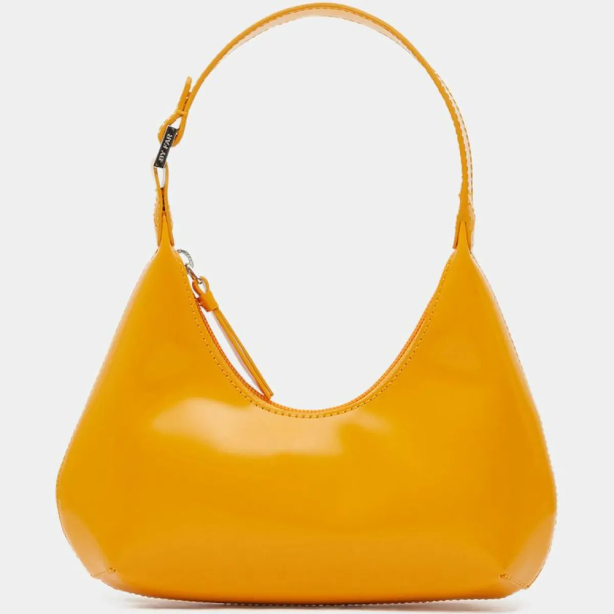 By Far Sacs|Sac à main en Cuir Baby Amber Semi Pate orange - 16x22x6 cm