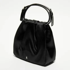 Amina Muaddi Sacs|Sac à main en Soie cristal Vittoria noir - 16.5x16x7 cm