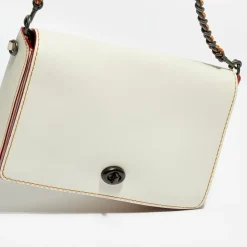 Coach Sacs|Sac bandoulière en Cuir Dinky 24 craie - 17x7x24 cm