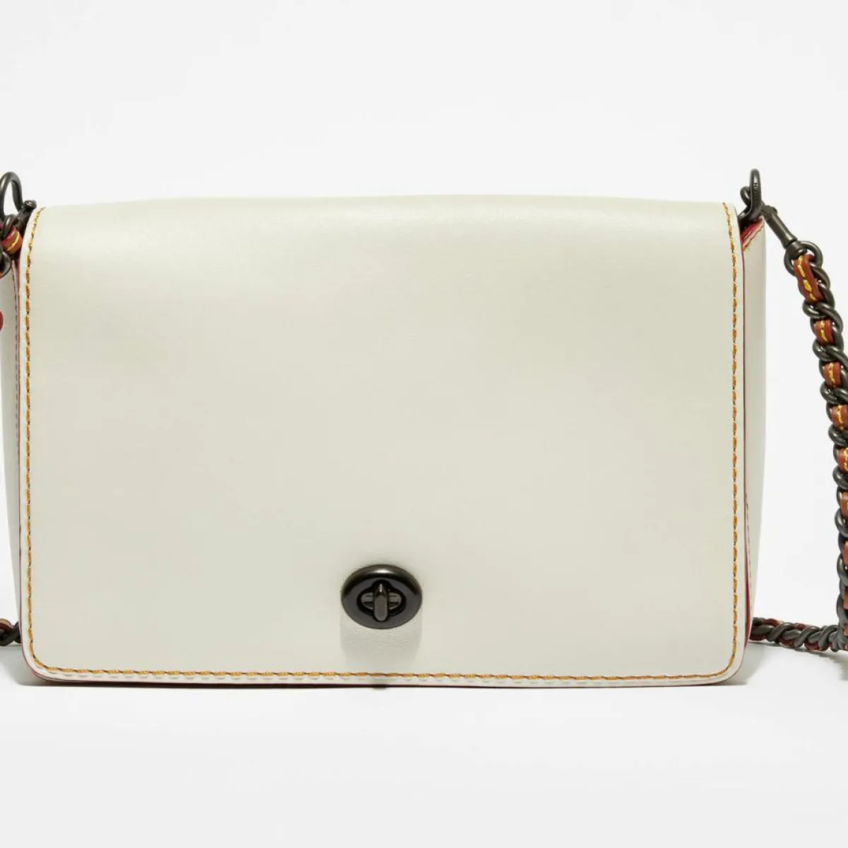 Coach Sacs|Sac bandoulière en Cuir Dinky 24 craie - 17x7x24 cm