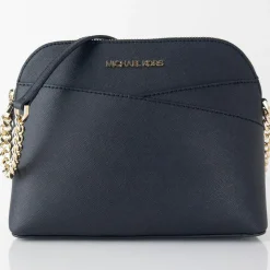 Michael Kors Sacs|Sac bandoulière en Cuir medium Jet Set Travel noir - 20x17.8x6.35 cm