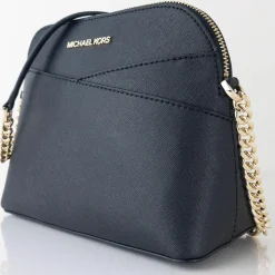 Michael Kors Sacs|Sac bandoulière en Cuir medium Jet Set Travel noir - 20x17.8x6.35 cm