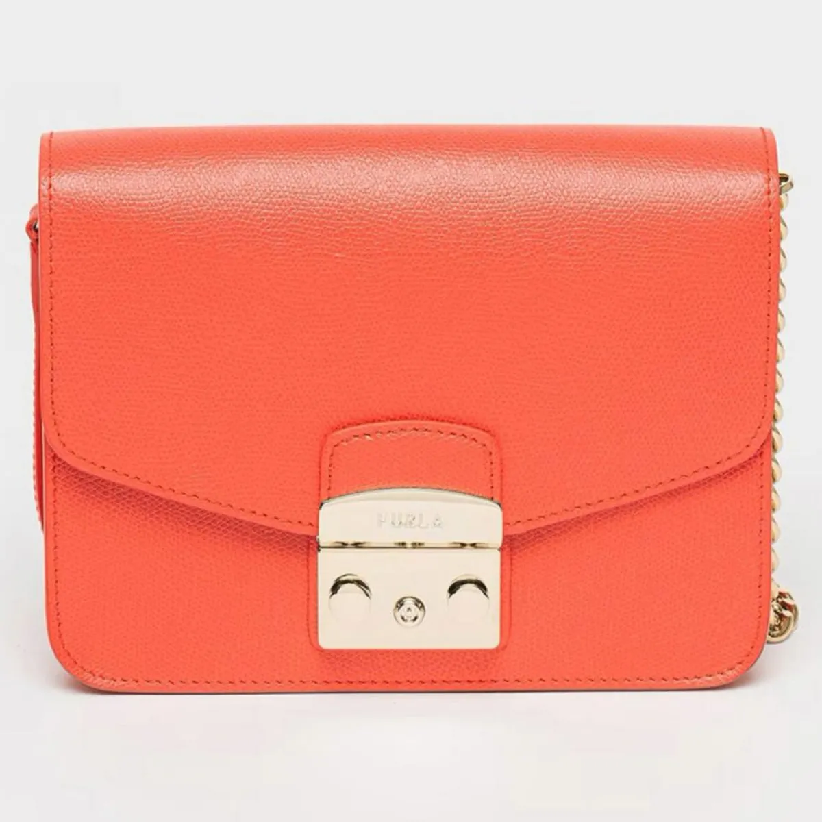 Furla Sacs|Sac bandoulière en Cuir Metropolis S rouge 21x16x8 cm