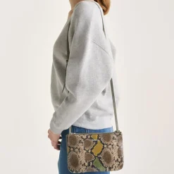 Bellerose Sacs|Sac bandoulière en Cuir Skare sea pine - 23x15 cm