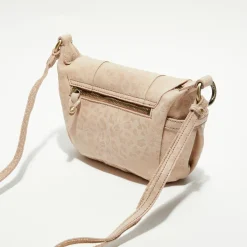 Mila Louise Sacs|Sac besace en Cuir Bern Gp rose - 21x15x6 cm