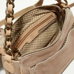 Mila Louise Sacs|Sac besace en Cuir Rocia V rose - 23x20x7 cm