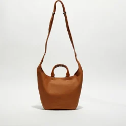 Chloé Sacs|Sac cabas en Cuir Woody caramel - 45x33x13 cm