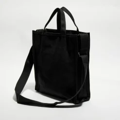 A.P.C. Sacs|Sac cabas en toile Récupération noir - 40x36x11 cm