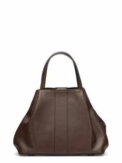 Maison Faret Sacs|Sac en Cuir Pin Marron - 20,5x26,5x15,5 cm