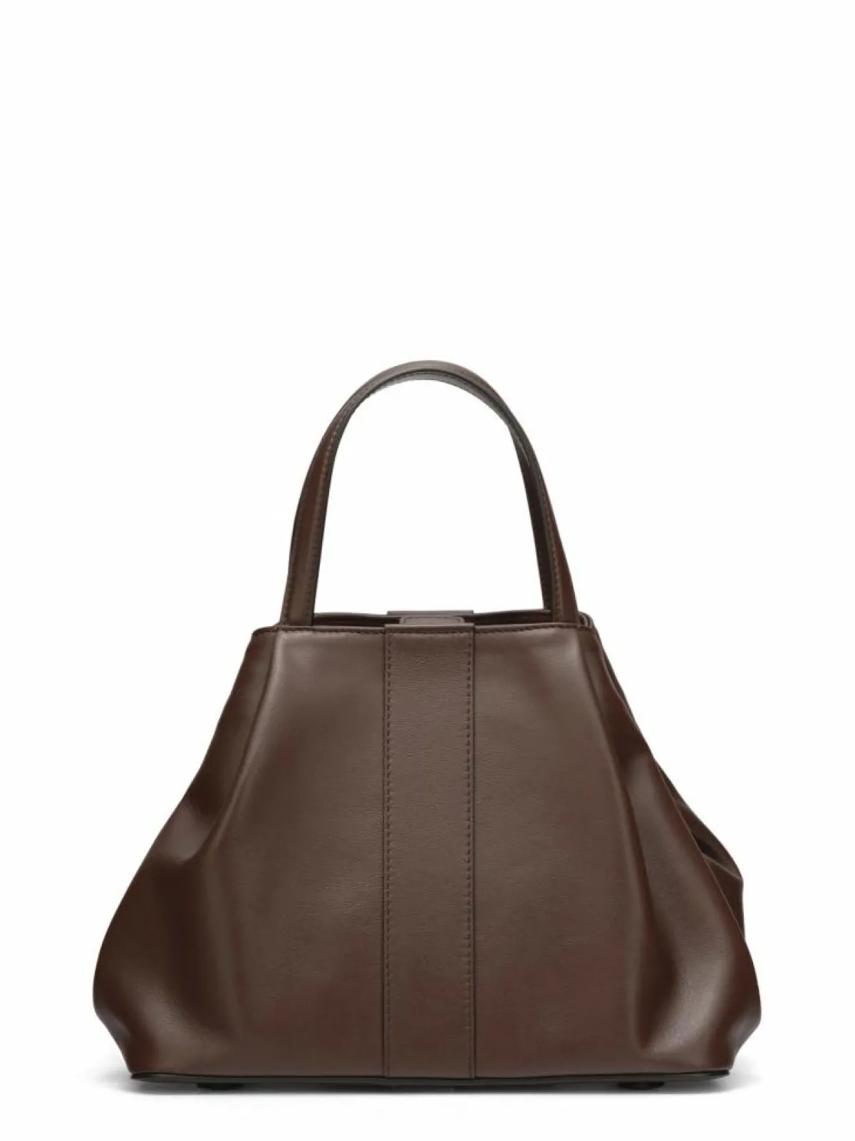 Maison Faret Sacs|Sac en Cuir Pin Marron - 20,5x26,5x15,5 cm