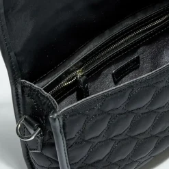 Mauboussin Sacs|Sac en Toile brodée Je t'Attends Je t'Aime nº1 noir - 14x25x7 cm