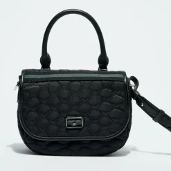 Mauboussin Sacs|Sac en Toile brodée Je t'Attends Je t'Aime nº2 noir - 20x25x8 cm