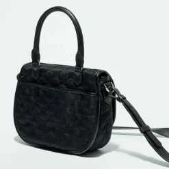 Mauboussin Sacs|Sac en Toile brodée Je t'Attends Je t'Aime nº2 noir - 20x25x8 cm