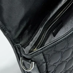 Mauboussin Sacs|Sac en Toile brodée Je t'Attends Je t'Aime nº2 noir - 20x25x8 cm