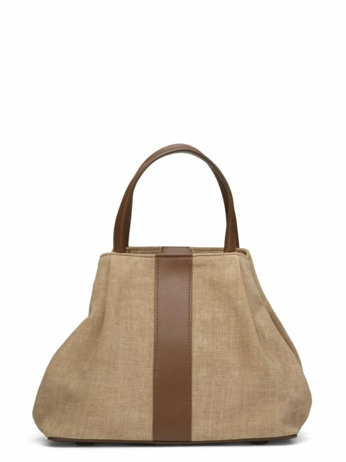Maison Faret Sacs|Sac en Toile Pin Beige - 20,5x26,5x15,5 cm