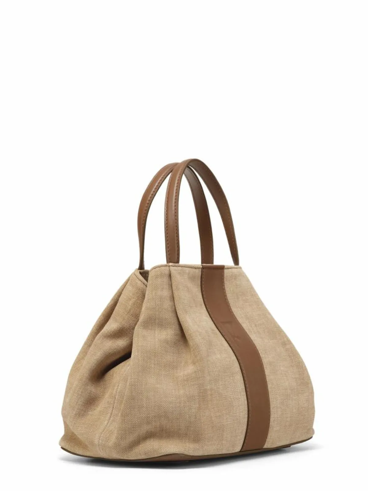 Maison Faret Sacs|Sac en Toile Pin Beige - 20,5x26,5x15,5 cm