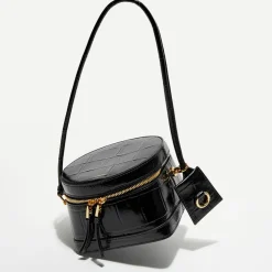 Jacquemus Sacs|Sac mallette en Cuir Le Vanito noir - 11.5x15.5x15.5 cm