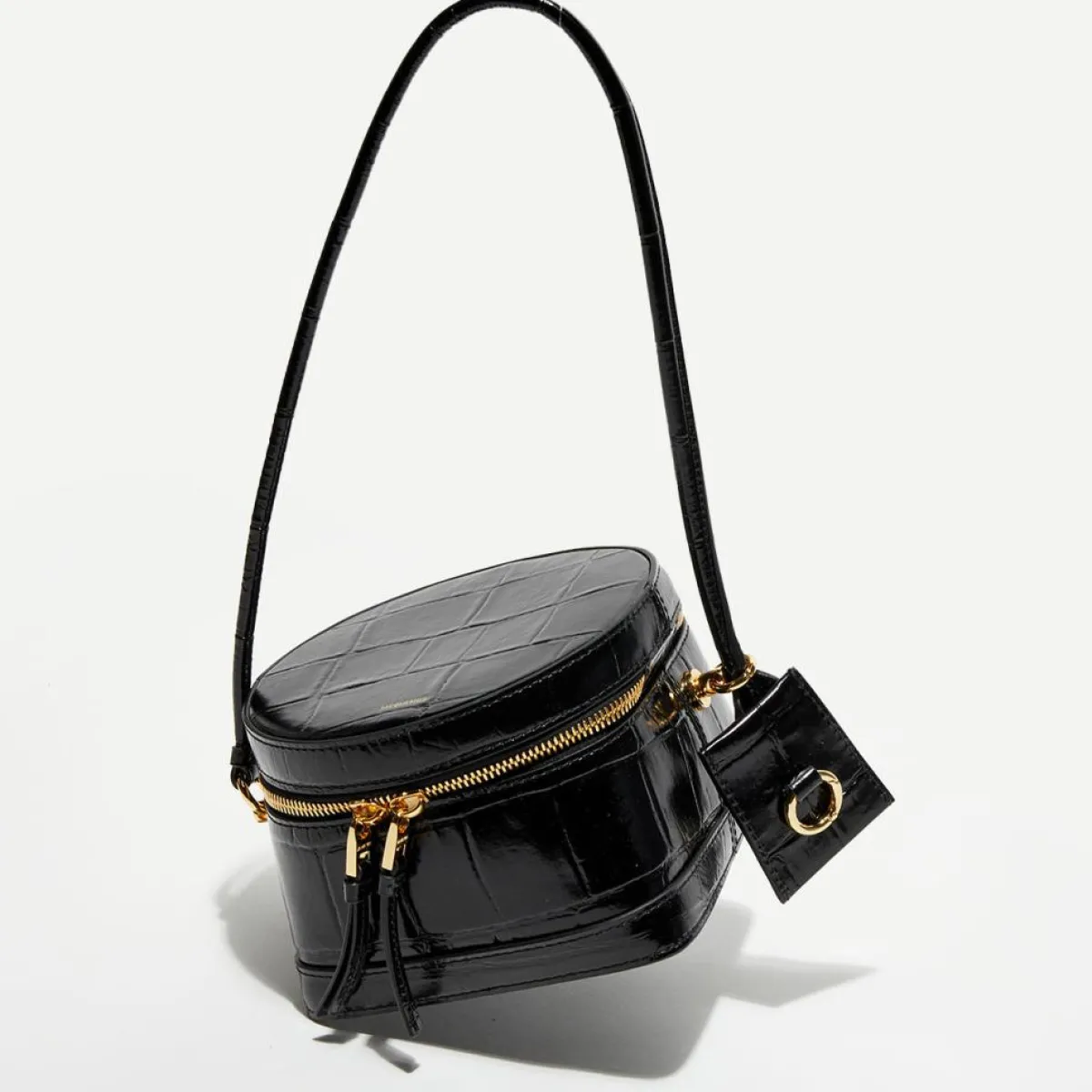 Jacquemus Sacs|Sac mallette en Cuir Le Vanito noir - 11.5x15.5x15.5 cm