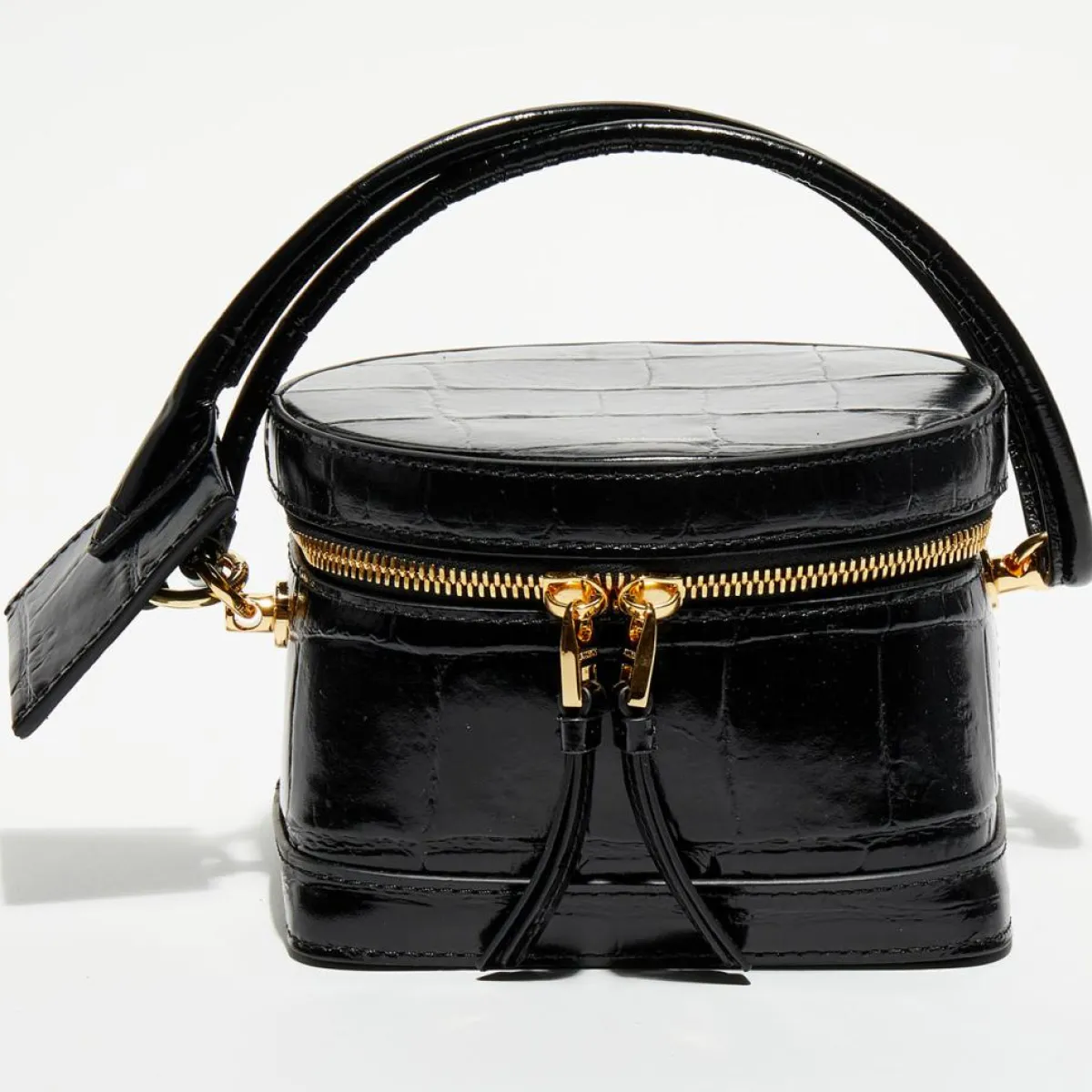 Jacquemus Sacs|Sac mallette en Cuir Le Vanito noir - 11.5x15.5x15.5 cm