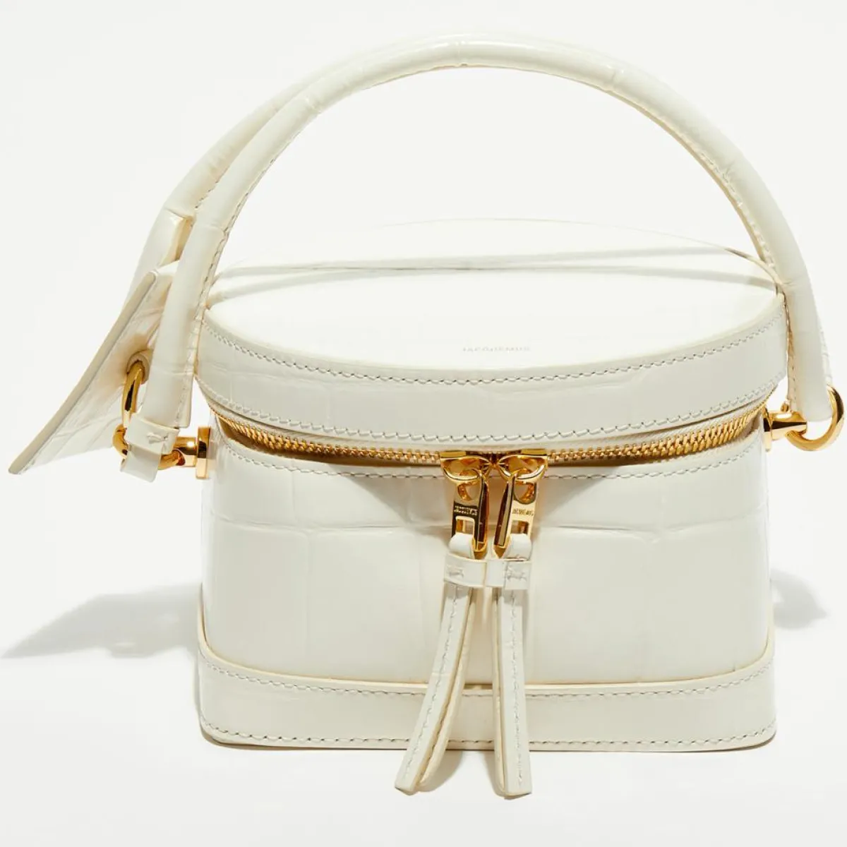 Jacquemus Sacs|Sac mallette en Cuir Le Vanito ivoire - 11.5x15.5x15.5 cm