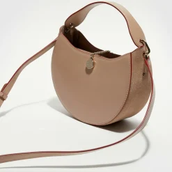 Chloé Sacs|Sac porté épaule en Cuir Arlène beige rosé - 25x20x9cm
