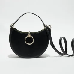 Chloé Sacs|Sac porté épaule en Cuir Arlène noir - 25x20x9 cm