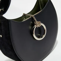 Chloé Sacs|Sac porté épaule en Cuir Arlène noir - 25x20x9 cm