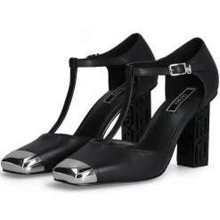 Liu-Jo Sandales À Talons|Salomés en Cuir Jennifer noires