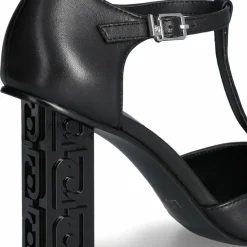 Liu-Jo Sandales À Talons|Salomés en Cuir Jennifer noires